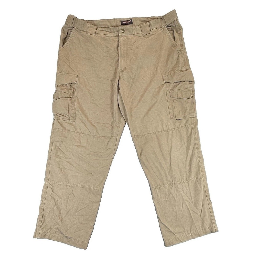 TRU-SPEC Mens Beige Tactical Cargo Pants Regular Fit 44x30 Ripstop